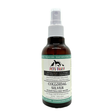 Pets Truly Colloidal Silver in Electrolyzed Water, 100ml Spray