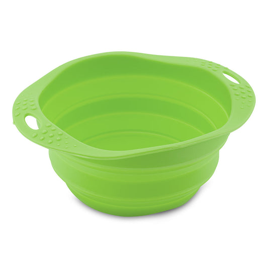 Beco Collapsible Travel Bowl, Green