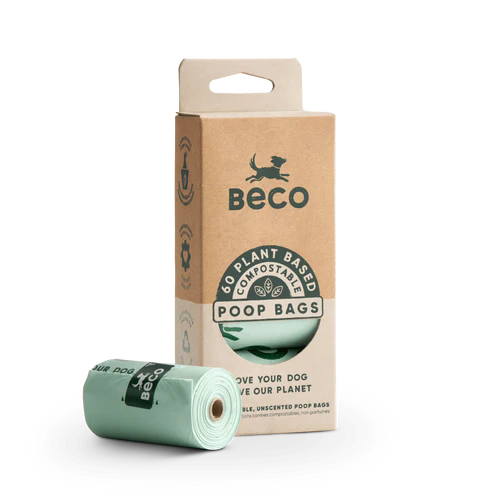 Beco Home Compostable Poop Bags, 60 Bags