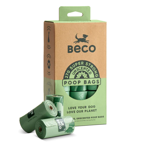 Beco Strong & Leak-Proof Poop Bags, Unscented, 270 Bags