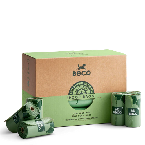 Beco Strong & Leak-Proof Poop Bags, Unscented, 540 Bags