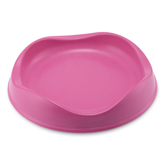 Beco Bamboo Cat Bowl, Pink