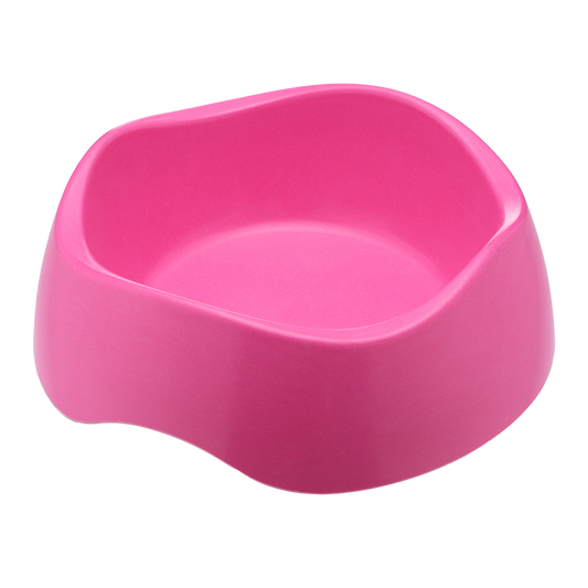 Beco Bamboo Pet Bowl, Pink